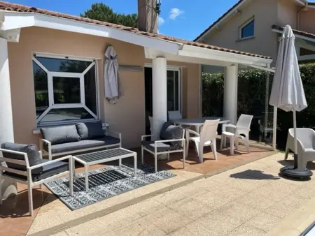 Maison avec piscine chauffée - 8 pers., Villa 8 personnes à Moliets et Maa - Photo 14