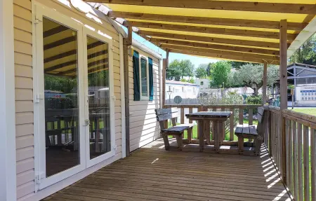 Charmant Mobil-home piscine, Mobil Home 6 personnes à Saint Georges de Didon - Photo 2