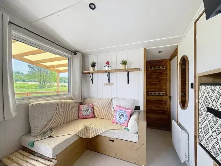 Maison 3 ch, piscine chauffée - 6 pers., Mobil Home 6 personnes à Saint Pair sur Mer - Photo 12