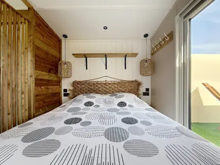 Maison 3 ch, piscine chauffée - 6 pers., Mobil Home 6 personnes à Saint Pair sur Mer - Photo 13