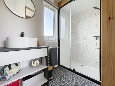 Maison 3 ch, piscine chauffée - 6 pers., Mobil Home 6 personnes à Saint Pair sur Mer - Photo 17
