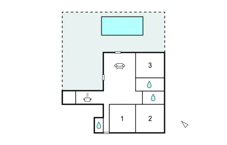 Charmante maison avec piscine, Maison 6 personnes à Vaux sur Mer - Photo 19