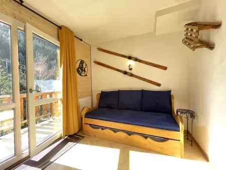 Duplex confortable, vue piste - 6 pers., Appartement 8 personnes à Valfréjus - Photo 2