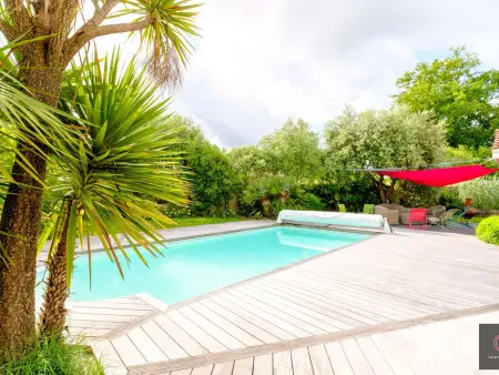 Villa de plain-pied avec piscine - 8 pers., Villa 8 personnes à Biscarrosse - Photo 2