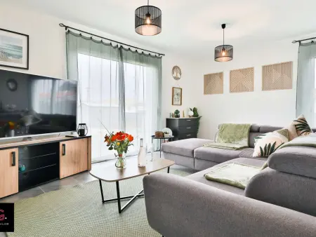 Maison contemporaine avec piscine - 6-8 pers., Villa 8 personnes à Parentis en Born - Photo 16