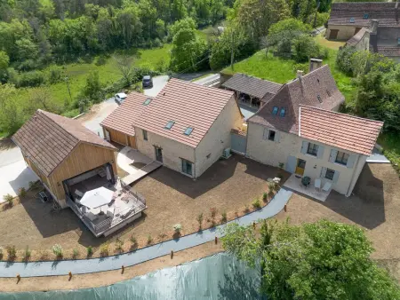 Gîte avec piscine, climatisation - 14 pers., Gite 14 personnes à Savignac de Miremont - Photo 6