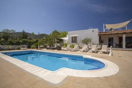 CANA IRENE, Villa de 3 chambres avec piscine à Sant Josep - Photo 14