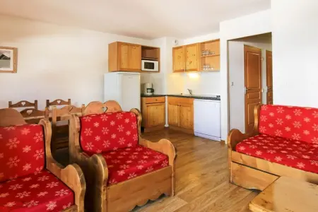 Central Park-Appartement 2 piÃ¨ces avec coin nuit 7 personnes, Séjour alpin spacieux pour sept personnes - Photo 9