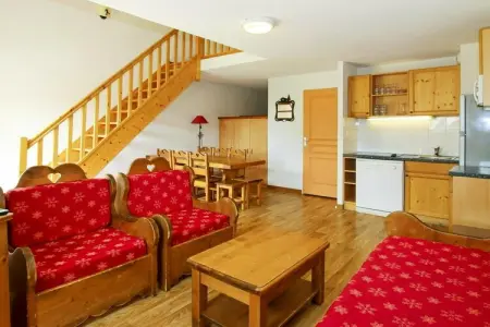 Central Park-Appartement 3 piÃ¨ces avec coin nuit 9 personnes, Appartement en duplex pour 9 personnes à La Foux d’Allos - Photo 1