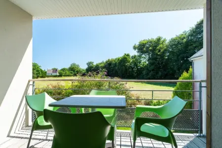 Les Rives de Pont-Appartement 2 piÃ¨ces 4 personnes avec balcon ou terrasse, Séjour en appartement 1 chambre à Pont-Aven avec balcon - Photo 4