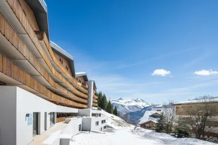 RÃ©sidence Les Ecrins d'Auris-Appartement 2 piÃ¨ces avec coin nuit 6 personnes supÃ©rieur, Location de chalet alpin pour 6 personnes avec balcon - Photo 10