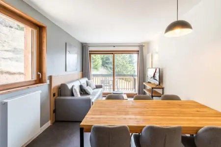 RÃ©sidence Les Ecrins d'Auris-Appartement 2 piÃ¨ces avec coin nuit 6 personnes supÃ©rieur - PMR, Hébergement adapté avec accès direct aux pistes - Photo 1