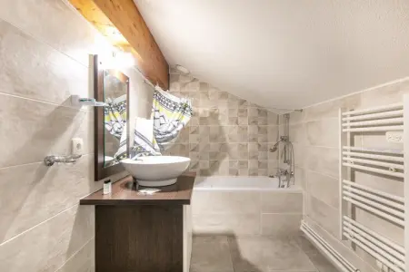 Les Gentianes - Appartement 3 piÃ¨ces avec coin nuit 8 personnes, Appartement familial près des pistes de ski et d'une supérette. - Photo 7