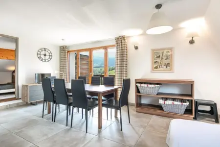 Les Gentianes - Appartement 3 piÃ¨ces avec coin nuit 8 personnes, Appartement familial près des pistes de ski et d'une supérette. - Photo 8