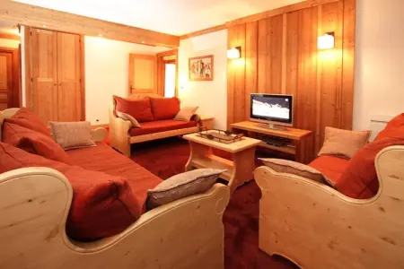 Val EcrinsÂ  Appartement 2 piÃ¨ces avec coin nuit 4 personnes, Appartement alpin spacieux près des télésièges - Photo 1