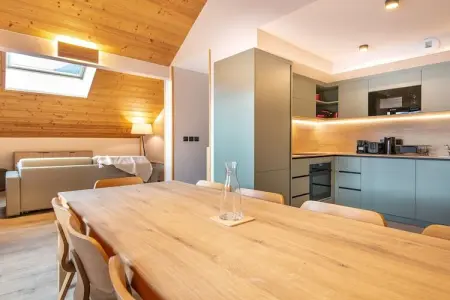 Les Hauts de Vaujany -Appartement 4 piÃ¨ces avec coin nuit 10 personnes, Piscine et sauna Mountain Stay - Photo 4