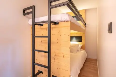 Les Hauts de Vaujany -Appartement 2 piÃ¨ces avec coin nuit 6 personnes, Séjour confortable avec alcôve de couchage - Photo 18