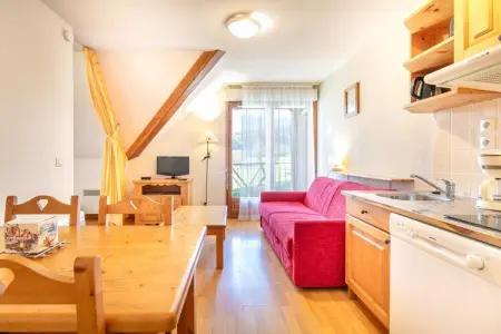 RÃ©sidence Le Birdie Studio avec coin nuit 5 personnes, Studio pour 5 personnes axé sur la nature - Photo 11