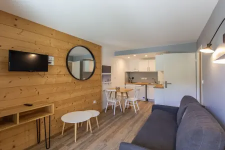 Les Balcons du Soleil-Studio 4 personnes avec coin nuit, Centre Auris-en-Oisans Séjour pour 4 - Photo 2