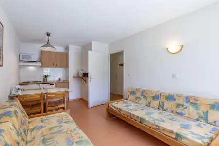 Les Balcons du Soleil-Appartement 2 piÃ¨ces avec coin nuit 6 personnes, Location pour 6 personnes avec casier à skis dédié - Photo 2