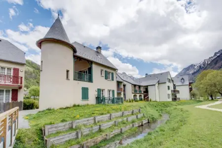 Les Jardins de BalnÃ©a-Appartement 3 piÃ¨ces avec coin nuit 8 personnes, Loudenvielle Séjour avec vue sur les Alpes - Photo 5