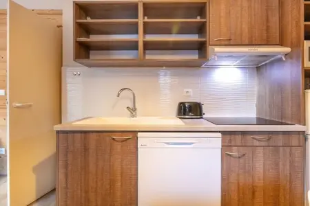 La PerriÃ¨re - Vacanceole	Appartement 3 piÃ¨ces 6 personnes, Hébergement en montagne avec balcon privé - Photo 4