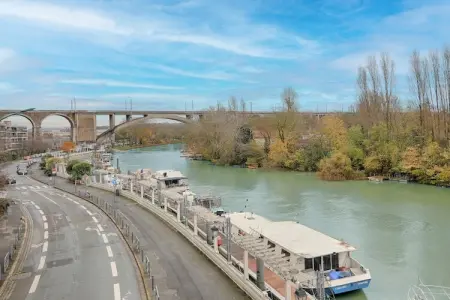 Appart Hotel Paris Quai de Marne-Studio 2 personnes, Séjour en couple au bord de l'eau près de Paris - Photo 4