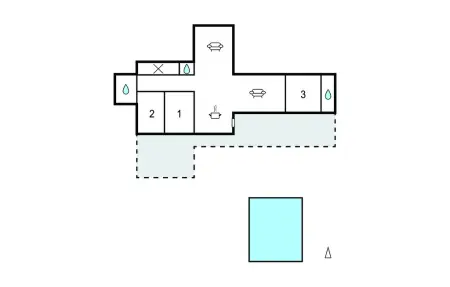 Maison avec piscine privée, Maison 6 personnes à Caveirac - Photo 22