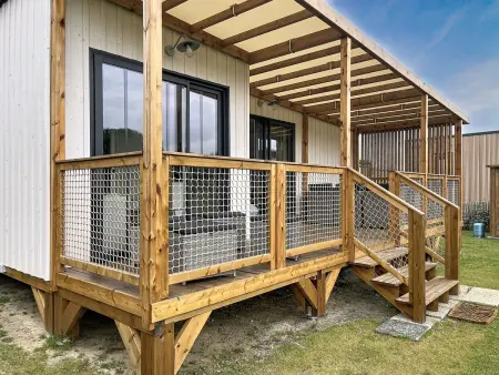 Beach house - 6 pers, piscine et WiFi, Chalet 6 personnes à Saint Pair sur Mer - Photo 1