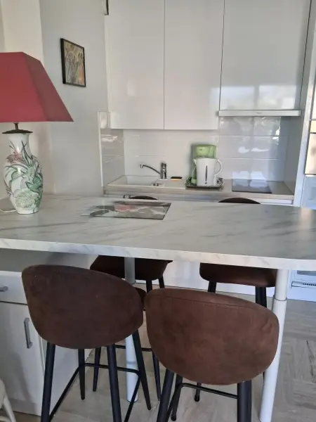 Appartement confortable à Mandelieu-la-Napoule, 37 m², piscine - Photo 5