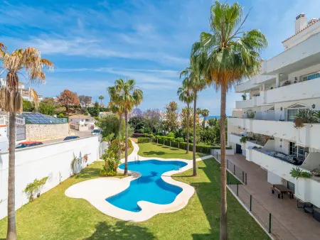 Appartement vue mer, parking - 3 pers., Appartement 3 personnes à Mijas Costa - Photo 1