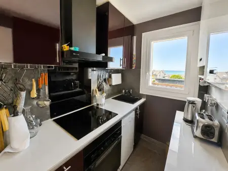 Duplex vue mer, animaux OK, parking - 6 pers., Appartement 6 personnes à Merville Franceville Plage - Photo 5