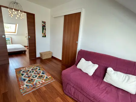 Duplex vue mer, animaux OK, parking - 6 pers., Appartement 6 personnes à Merville Franceville Plage - Photo 8