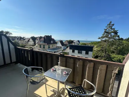 Duplex vue mer, animaux OK, parking - 6 pers., Appartement 6 personnes à Merville Franceville Plage - Photo 12