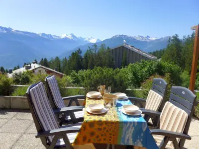 Appartement à Crans Montana, Terrasse des Alpes - N°33974