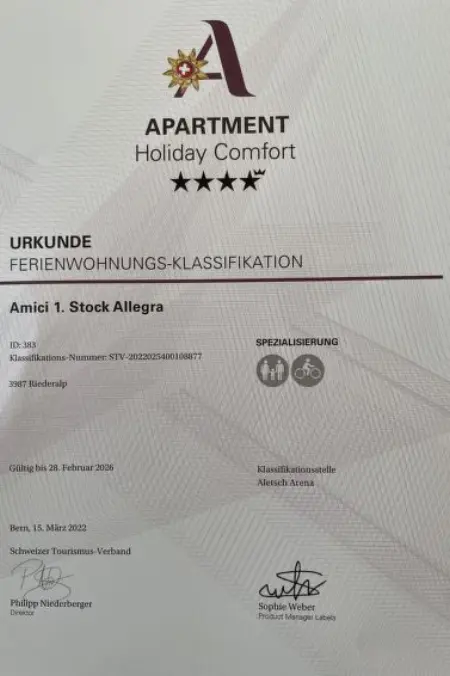 Amici 1. OG West, Appartement 4 personnes à Riederalp - Photo 8