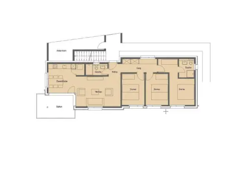 Huwetz 2. OG Süd, Appartement 6 personnes à Bettmeralp - Photo 11