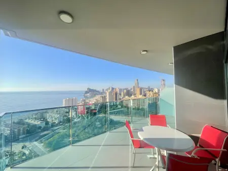 Appartement moderne vue mer - 4 pers., Appartement 4 personnes à Benidorm - Photo 1