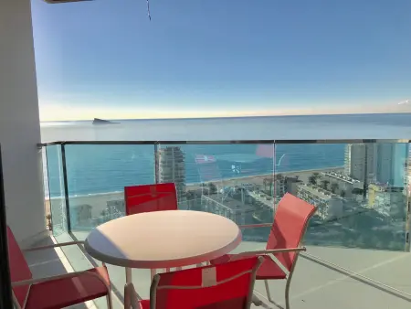 Appartement moderne vue mer - 4 pers., Appartement 4 personnes à Benidorm - Photo 2