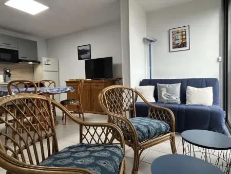Appartement vue mer, clim et parking - 4 pers., Appartement 4 personnes à Banyuls sur Mer - Photo 3