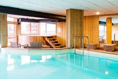 Résidence Lagrange Prestige Le Roc Belle Face Two Bedroom Apartment 8 adults OTA, Escapade en duplex alpin - Photo 12