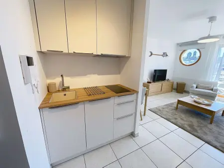 Studio cosy, parking sécurisé - 2 pers. (50 m de la plage) - Photo 8