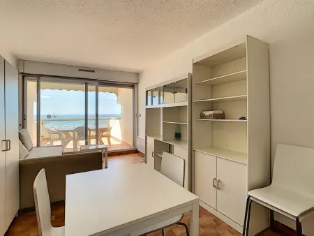Studio sur plage, parking, animaux OK - 2 pers. vue mer - Photo 7