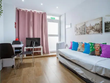 Studio climatisé au rez-de-chaussée - 2 pers., Appartement 2 personnes à Madrid - Photo 1
