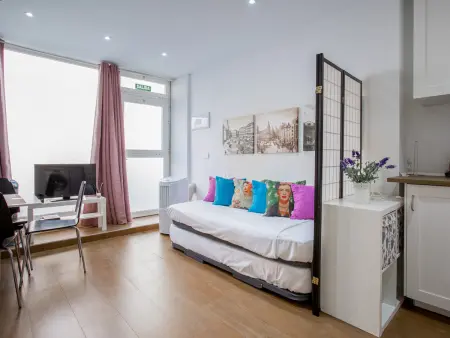 Studio climatisé au rez-de-chaussée - 2 pers., Appartement 2 personnes à Madrid - Photo 3