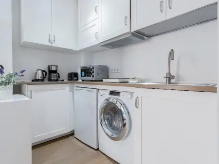 Studio climatisé au rez-de-chaussée - 2 pers., Appartement 2 personnes à Madrid - Photo 4