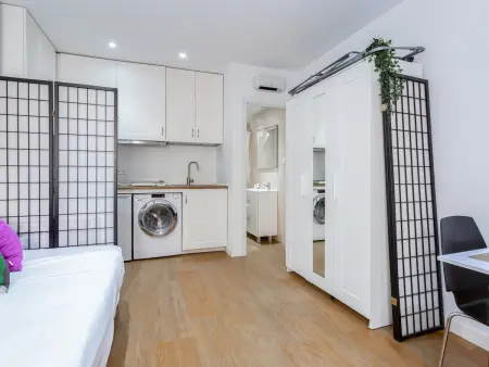Studio climatisé au rez-de-chaussée - 2 pers., Appartement 2 personnes à Madrid - Photo 5