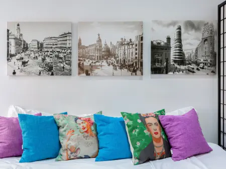 Studio climatisé au rez-de-chaussée - 2 pers., Appartement 2 personnes à Madrid - Photo 7