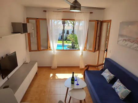 Appartement vue jardin, lumineux - 3 pers., Appartement 3 personnes à San Javier - Photo 12
