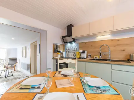 Maison proche plage, clim, parking - 2 pers., Gite 2 personnes à Gouville sur Mer - Photo 5